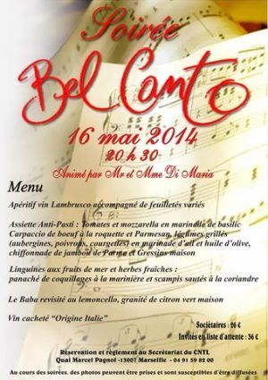 Soirée Bel Canto 